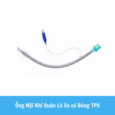 Ống nội khí quản lò xo có bóng TPU